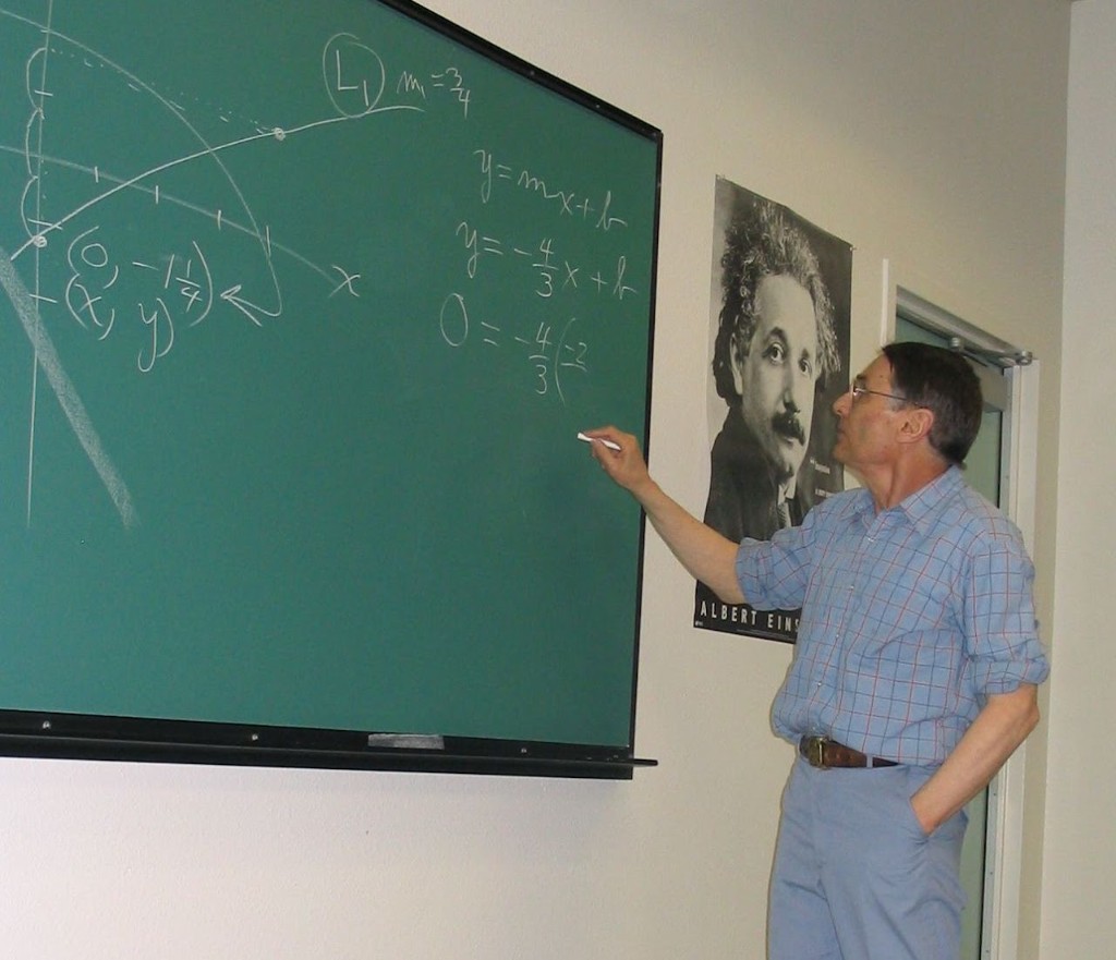 Volunteer math tutor Mr. Hilary Paul McGuire